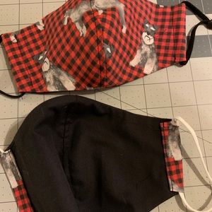 Buffalo Print Schnauzer Mask